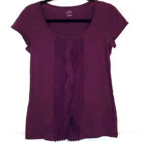 Ann Taylor Loft Shirt with Ruffle